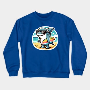 Shark Surfer Crewneck Sweatshirt